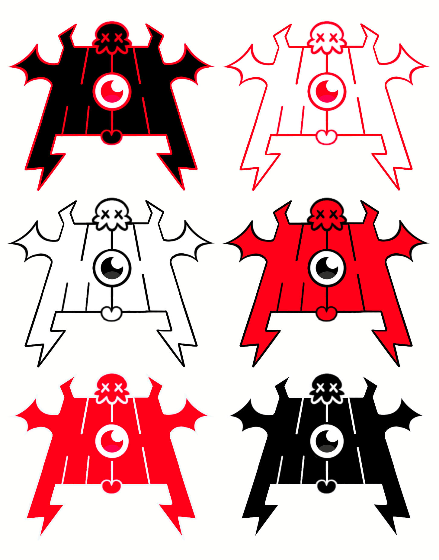 "Mara's Hero" Final Color Variations (Cont.)